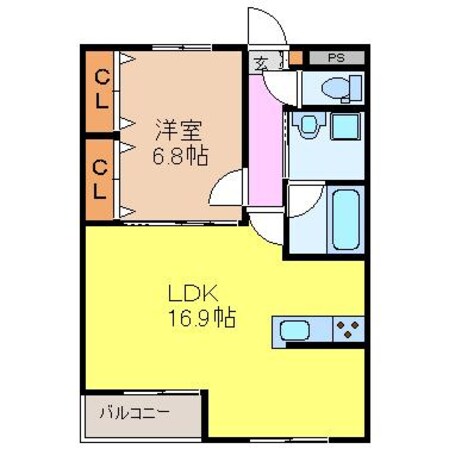 レジデンスアルタⅡの物件間取画像